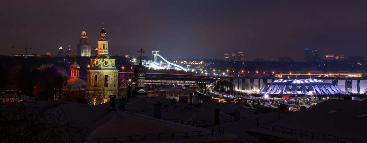 Излучина у Воробьёвых гор. - Alexandr Gunin Излучина у Воробьёвых гор. - Alexandr Gunin