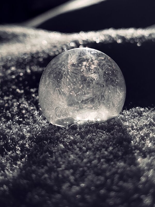 Мыльный пузырь на морозе - светлана льдокова