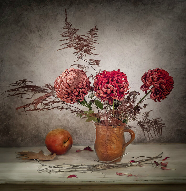 Хризантемы. - Bosanat 