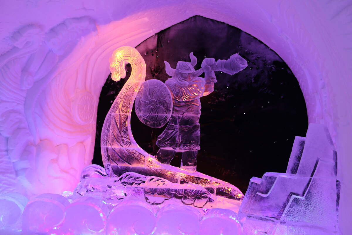 Интерьеры снежной пещеры - Ольга 