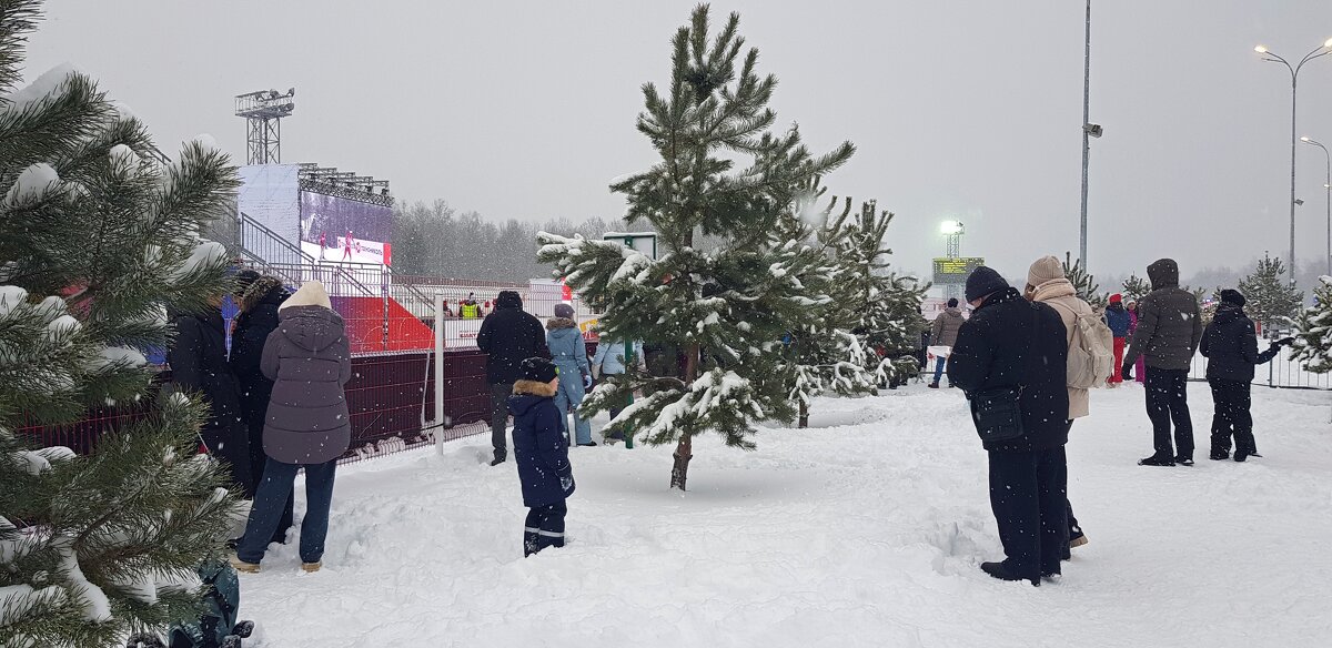 Атмосфера во время гонок у стадиона - Galina Solovova Атмосфера во время гонок у стадиона - Galina Solovova