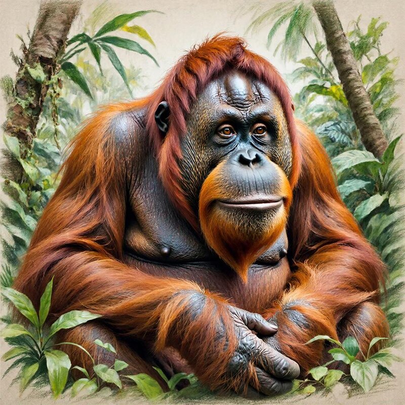 орангутан - СЕРГЕЙ ФИЛОЧКИН