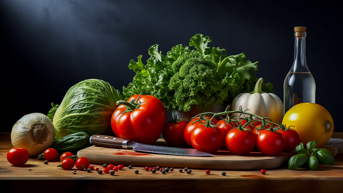 Натюрморт из овощей - Aleksey Afonin