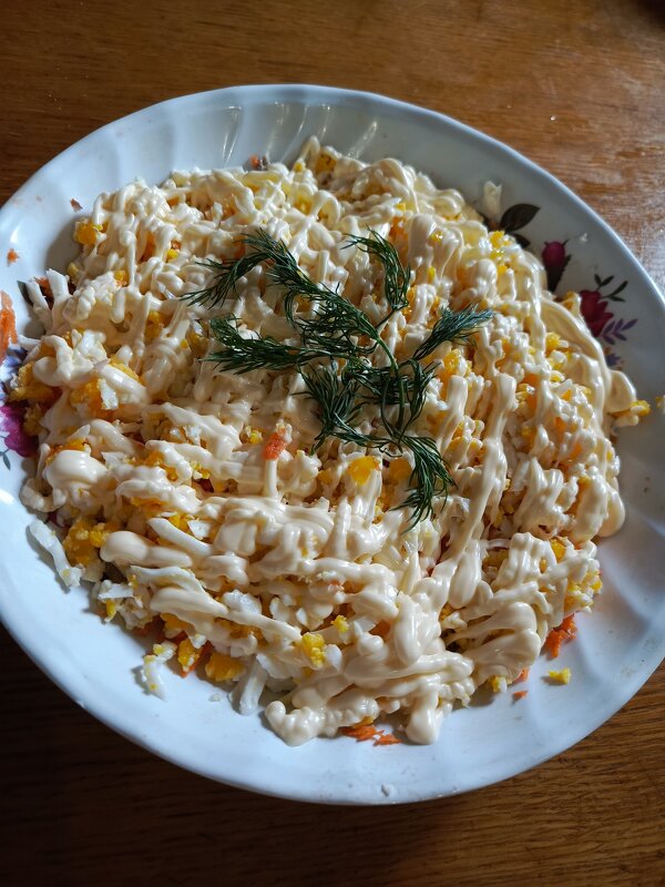 Салат из рыбной консервы - Татьяна Пальчикова Салат из рыбной консервы - Татьяна Пальчикова