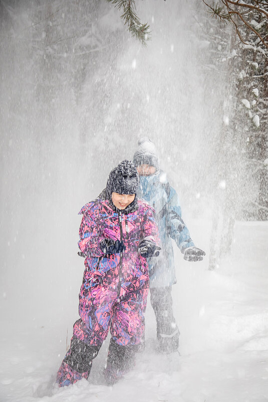 Под снежным душем ободряющим. - Bosanat 