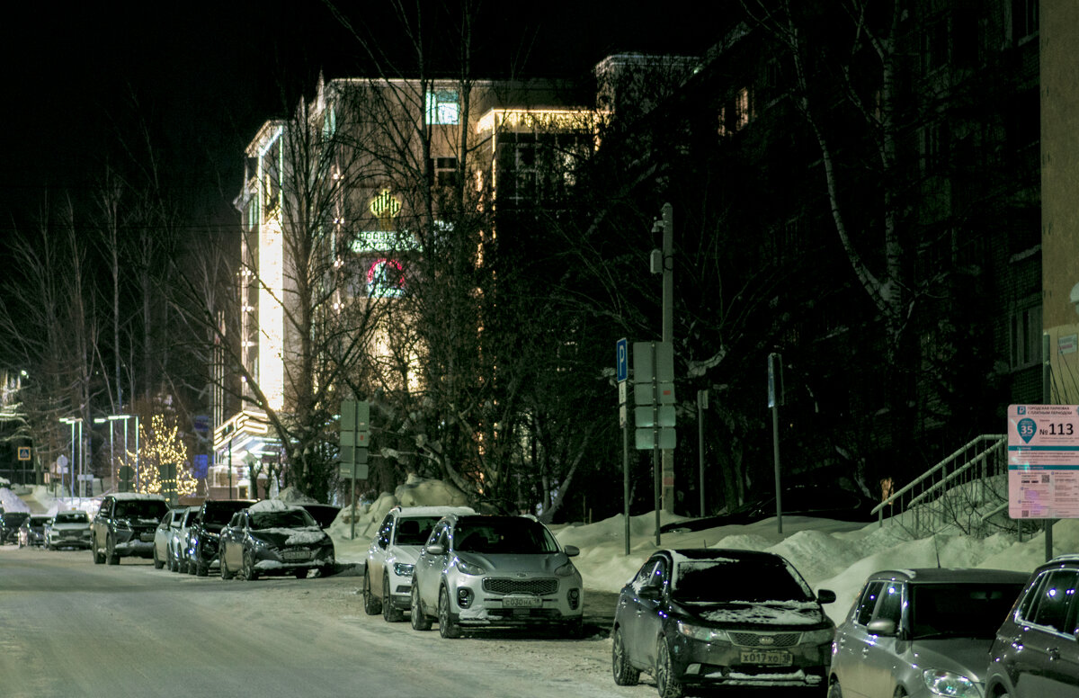 Зима, Январь - улица Красноармерская - Владимир Максимов