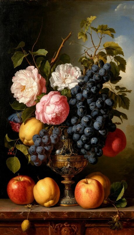 Натюрморт с цветами - Георгий Пичугин