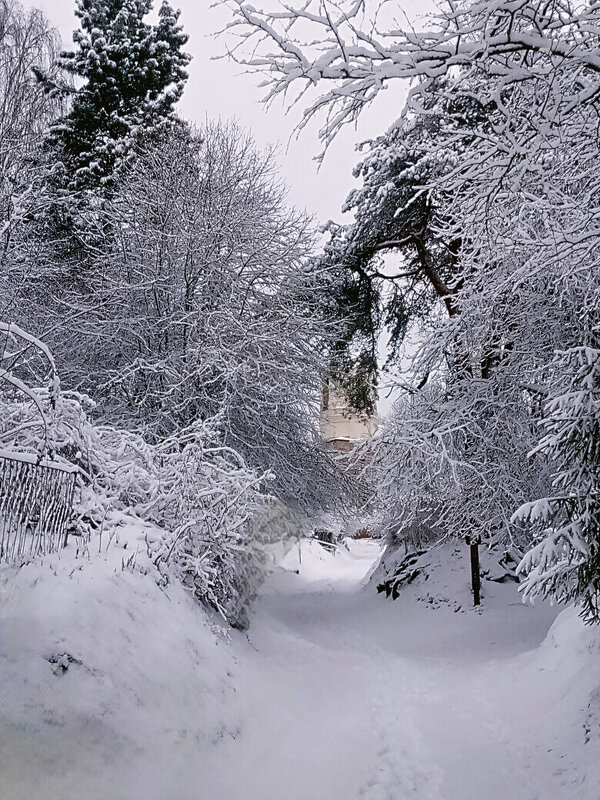 Зимний день на погосте - Сергей Кочнев