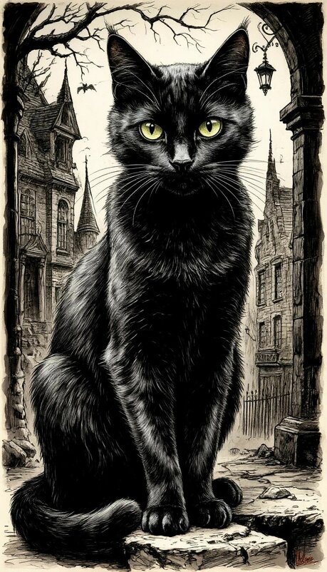 Черный кот - Георгий Пичугин