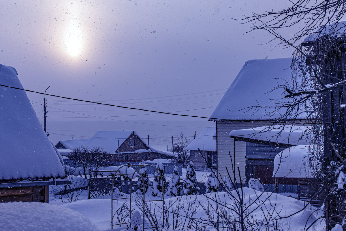 январский закат - petyxov петухов