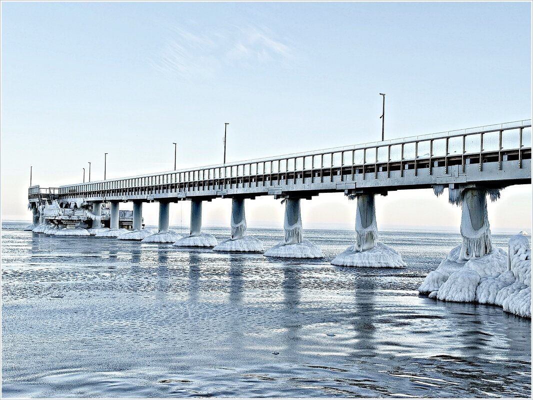 Утро. Зеленоградск, пирс. - Валерия Комова