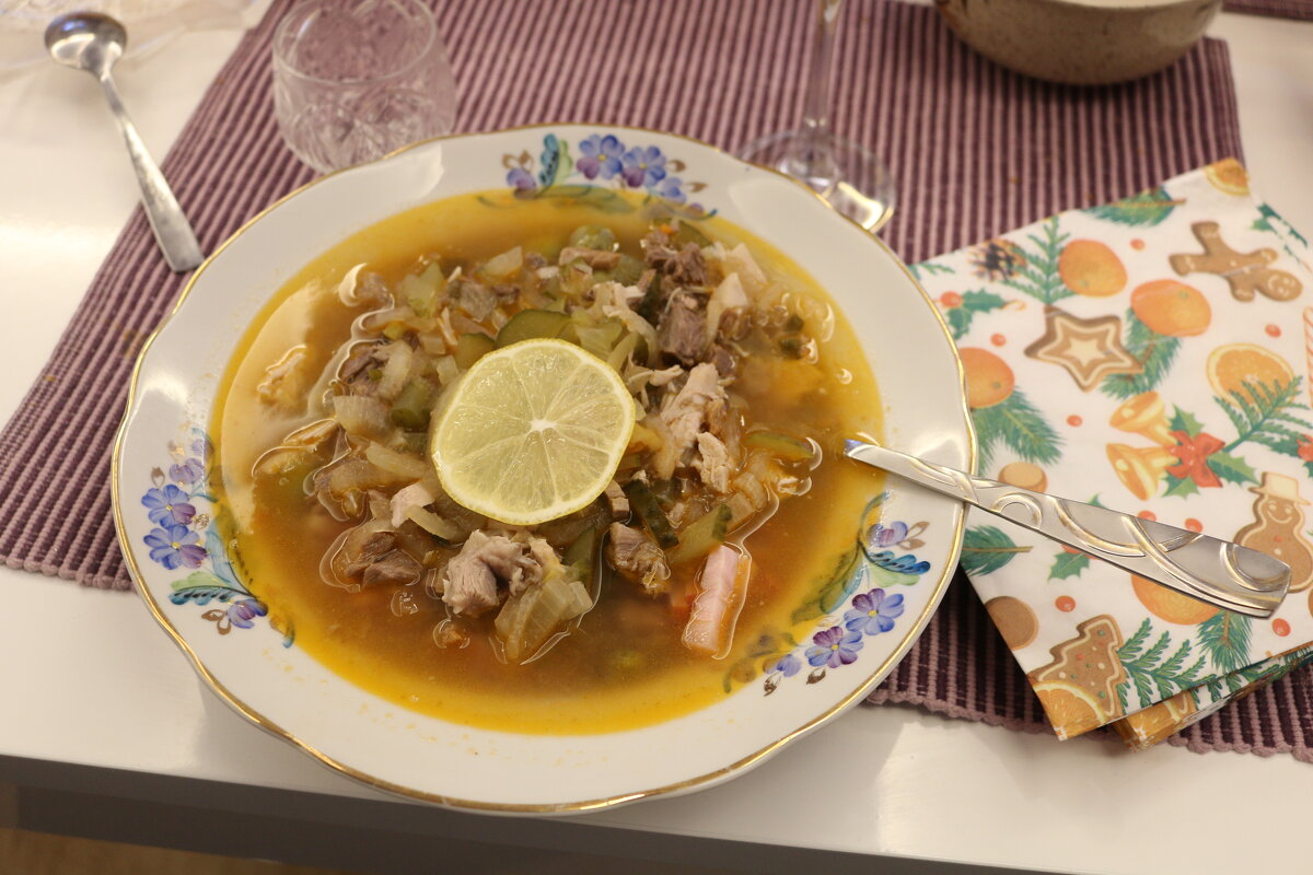 По соляночке. - Ольга 