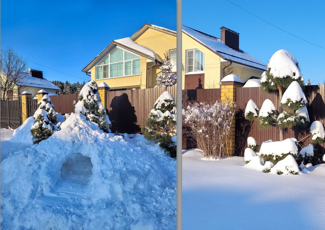 Снежный дом в сугробе - Татьяна Машошина