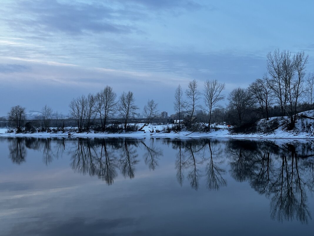 Вечернее отражение в Енисее - Светлана Грызлова