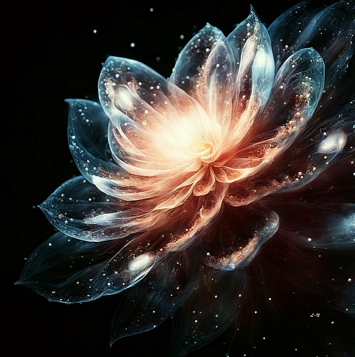 фрактальные цветы ии. - Mila 