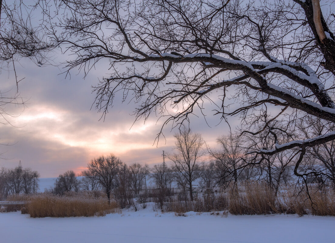 Зимний вечер на озере - Наталья Димова