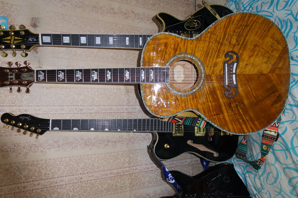 Гитара с озона, массив розового дерева, трансакустика. - Михаил Елочкин Гитара с озона, массив розового дерева, трансакустика. - Михаил Елочкин