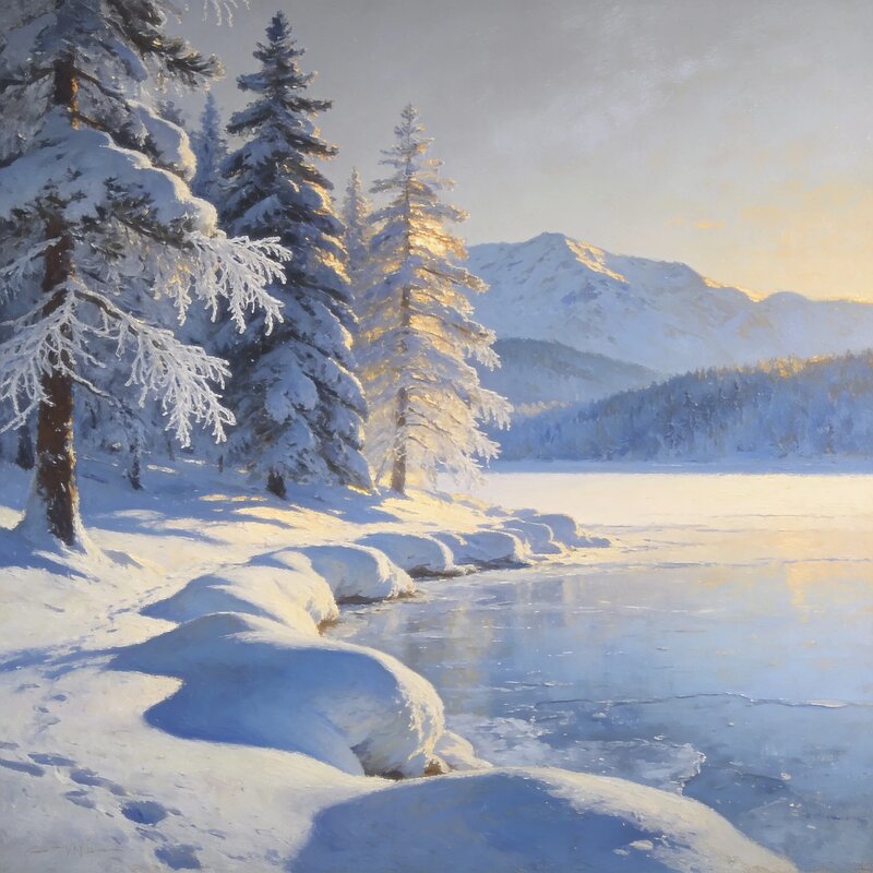 Зимний пейзаж - СЕРГЕЙ ФИЛОЧКИН