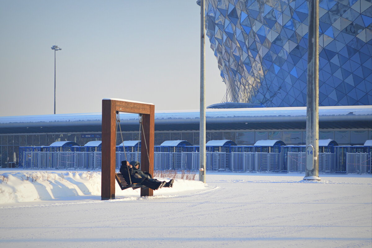 А вам слабо на качелях в -25* ? - Татьяна Лютаева