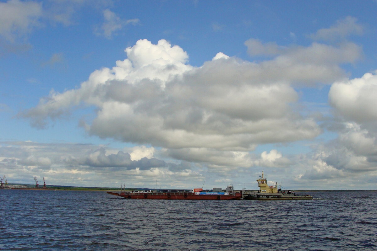 Переправа. Салехард. Ямал - Tata Wolf