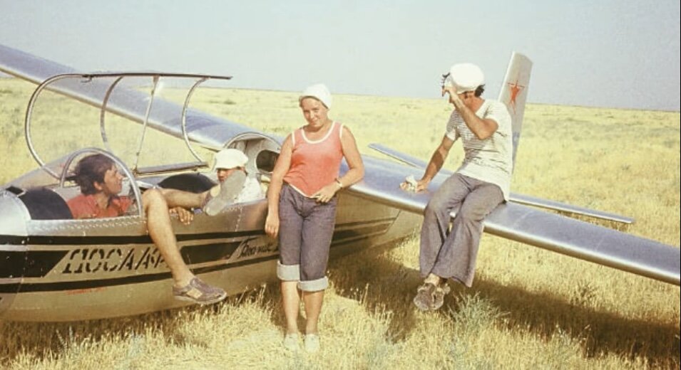 Большие крылья. «Бланик L13» - учебный планёр ДОСААФ. лето 1980г. - Alexey YakovLev