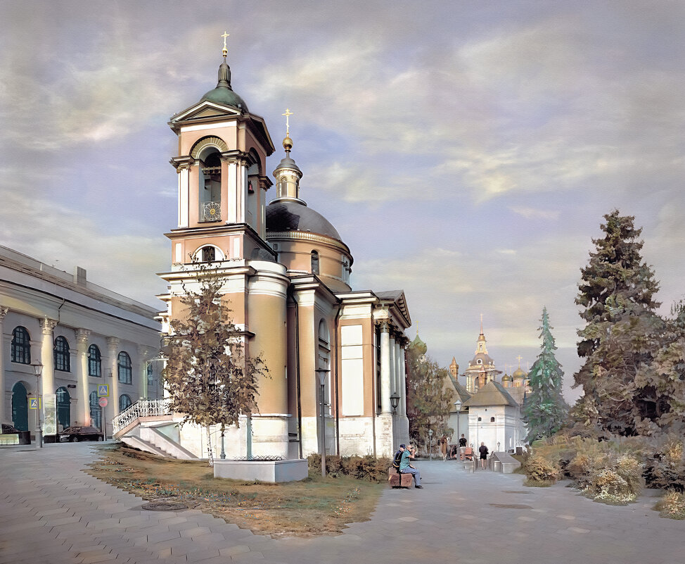 Москва. Церковь Варвары Великомученицы на Варварке. - В и т а л и й .... Л а б з о'в