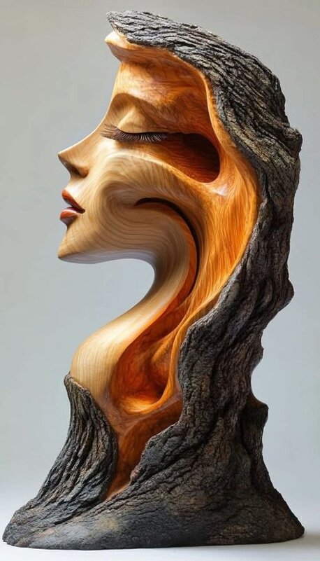 "МЕЧТЫ ..." (деревянная скульптура) - Валерий Кокорев