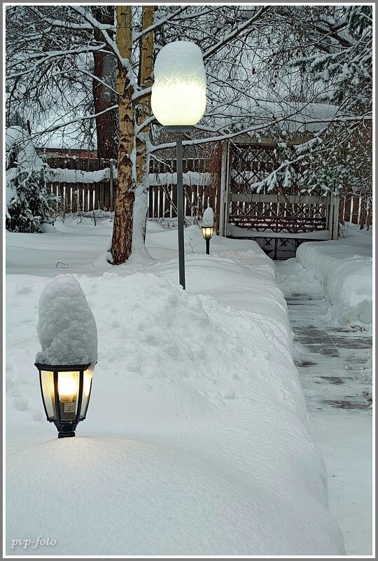 Зимний сюжет на даче. - Владимир Попов