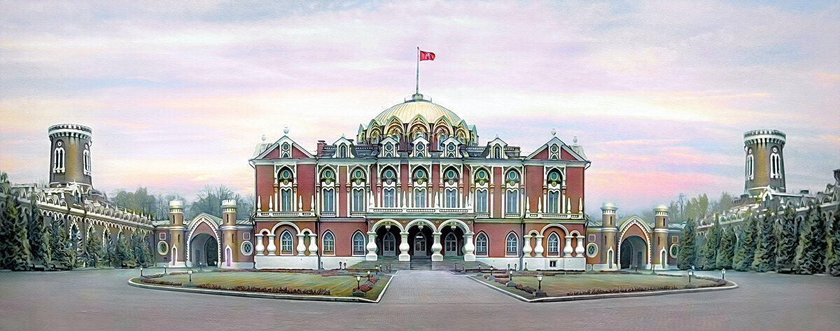 Москва. Петровский путевой дворец. - В и т а л и й .... Л а б з о'в