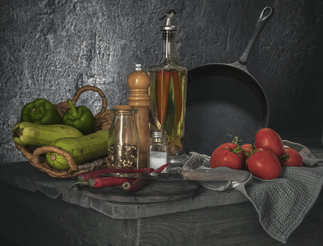 Овощной натюрморт - Алексей Кошелев