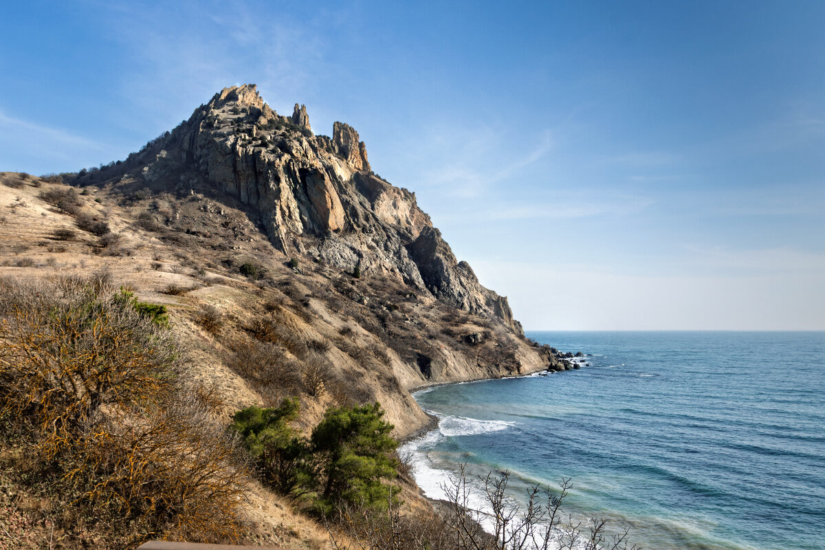 Юго-восточный берег Крыма. Посёлок Курортное. - But684 