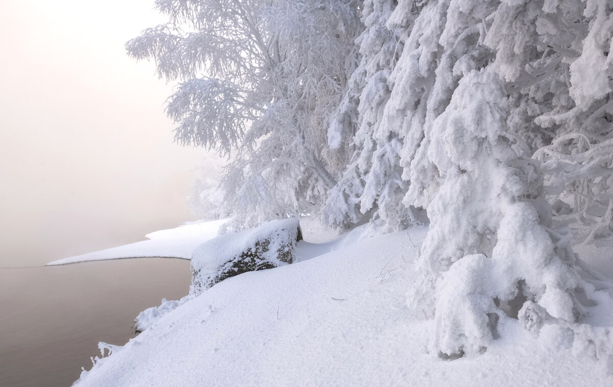 Морозный берег реки - Марина Фомина.