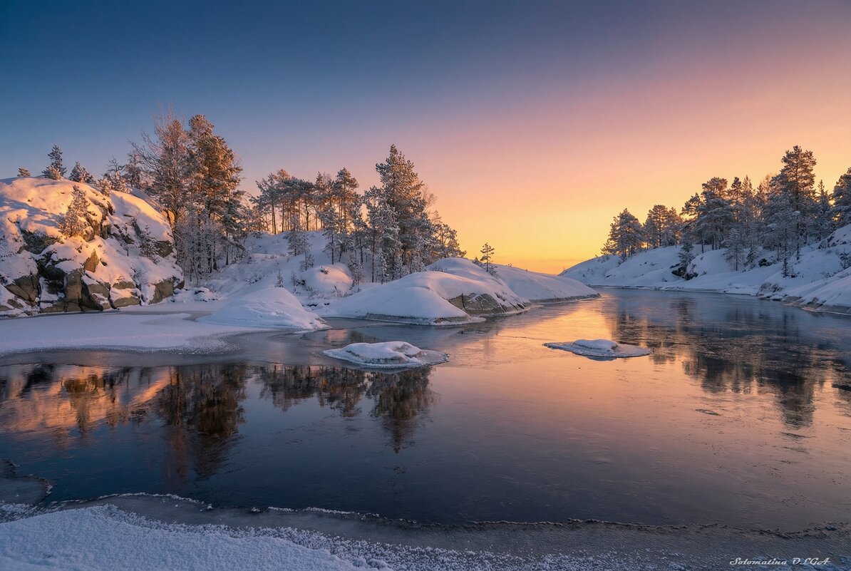 Ладожские  шхеры..... - Ольга Cоломатина