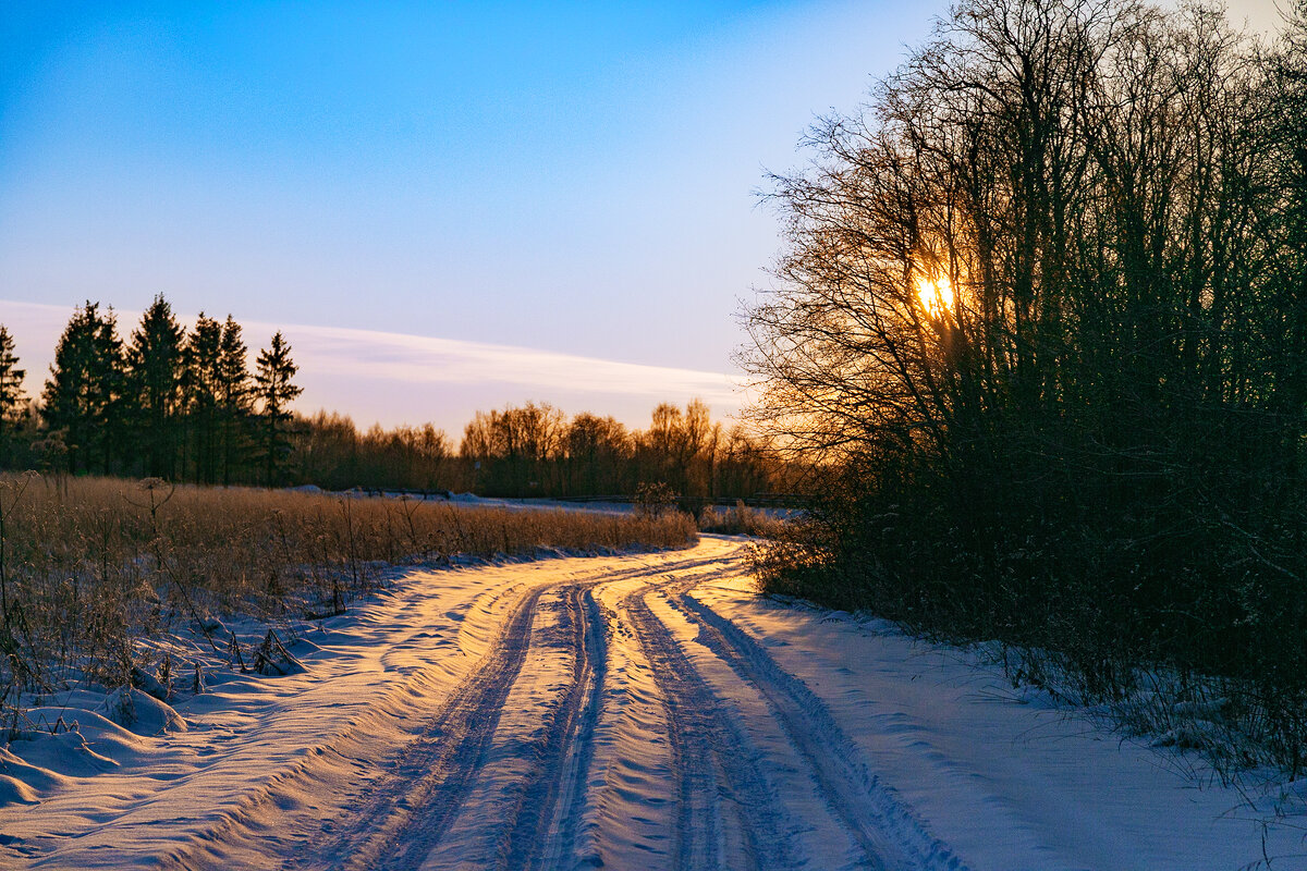 Зимняя дорога - Александр Силинский Зимняя дорога - Александр Силинский