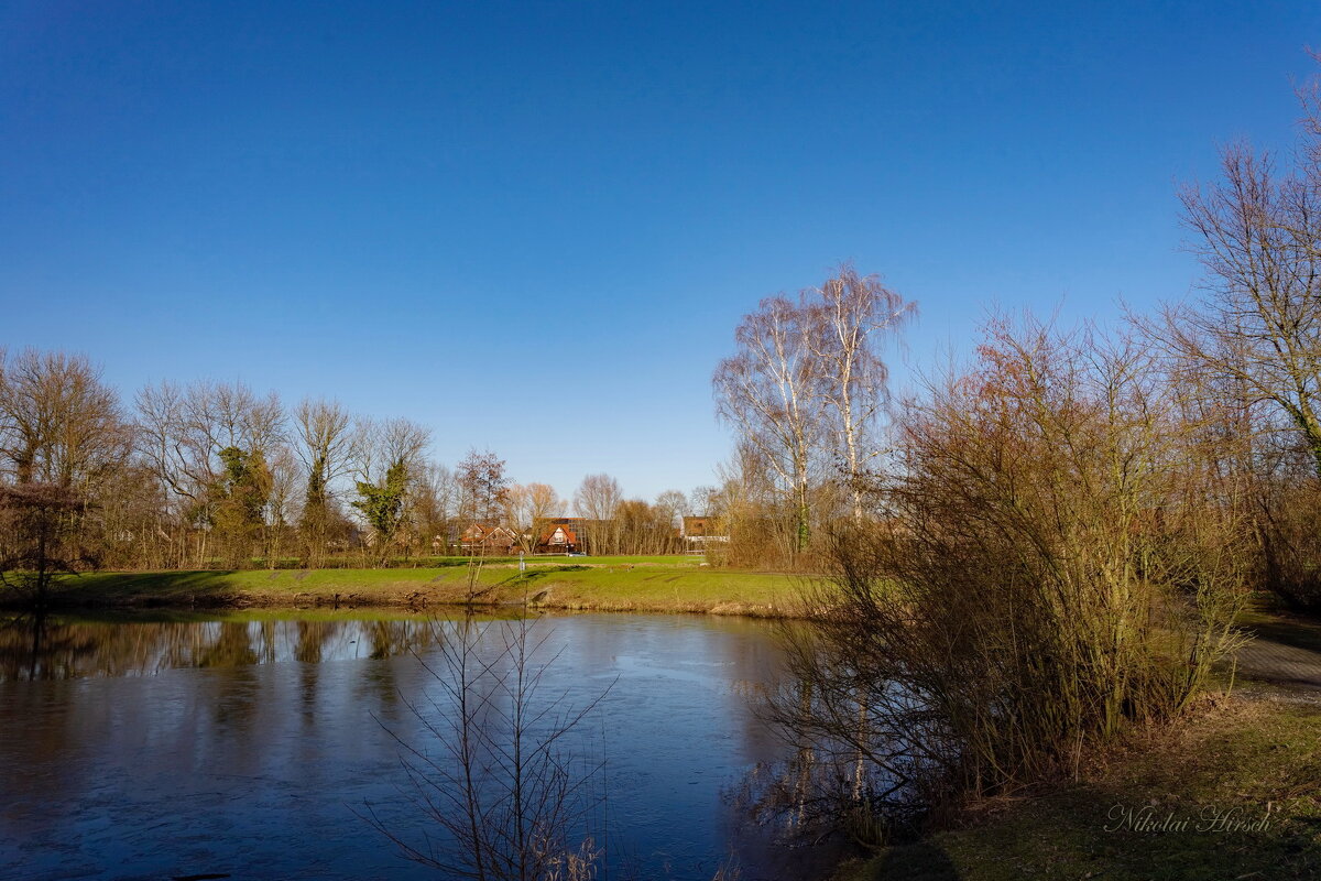 Пруд в феврале... - Николай Гирш Пруд в феврале... - Николай Гирш