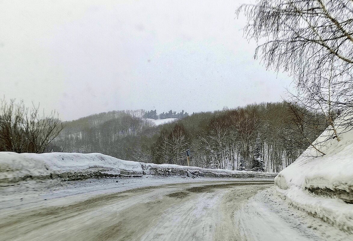 Зима . Дороги ВКО . - Мила Бовкун