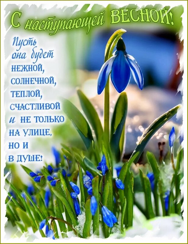 С наступающей Весной ! - Валентина Надсон