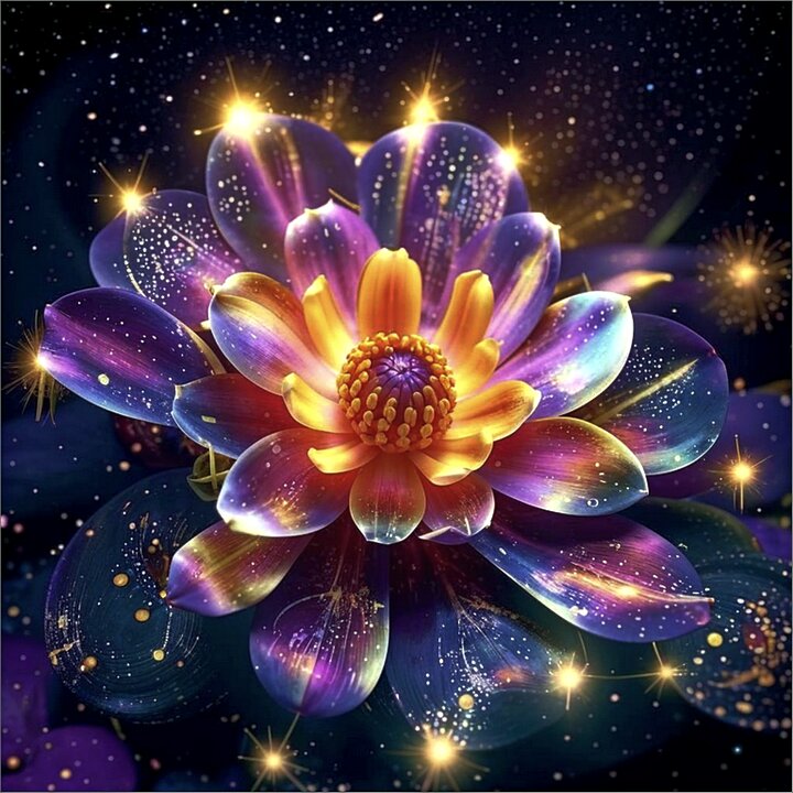 фрактальные цветы нейросети. - Mila 