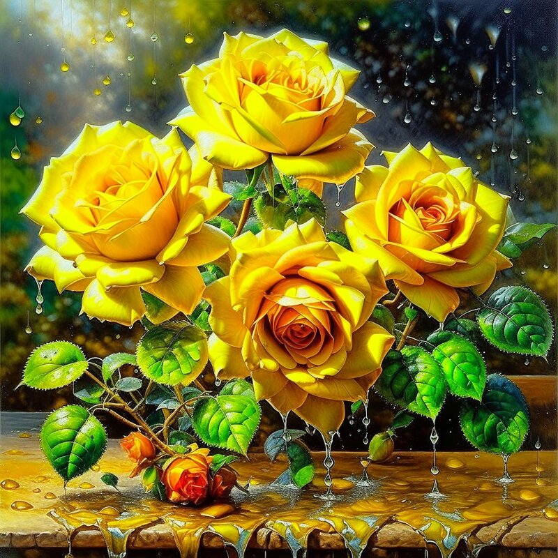 Желтые розы - Наталья ***