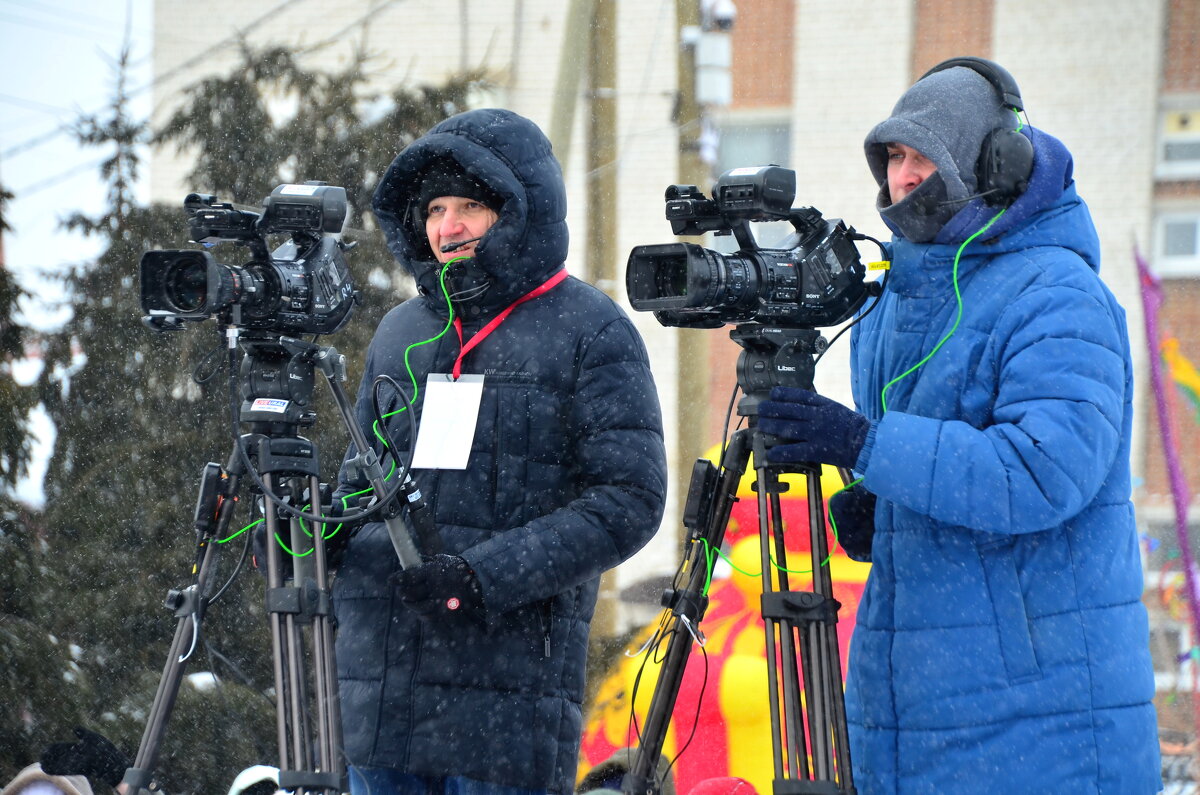 Репортаж для НТВ. - Михаил Курзанцев Репортаж для НТВ. - Михаил Курзанцев