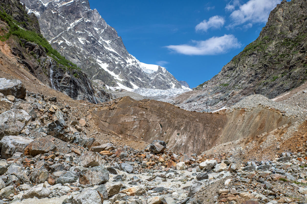 Ледник Чалаади, Сванетия, Грузия. - Дина Евсеева