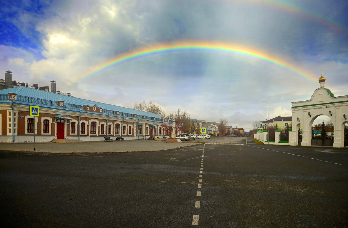 После дождя. Двойная радуга. - Михаил Курзанцев