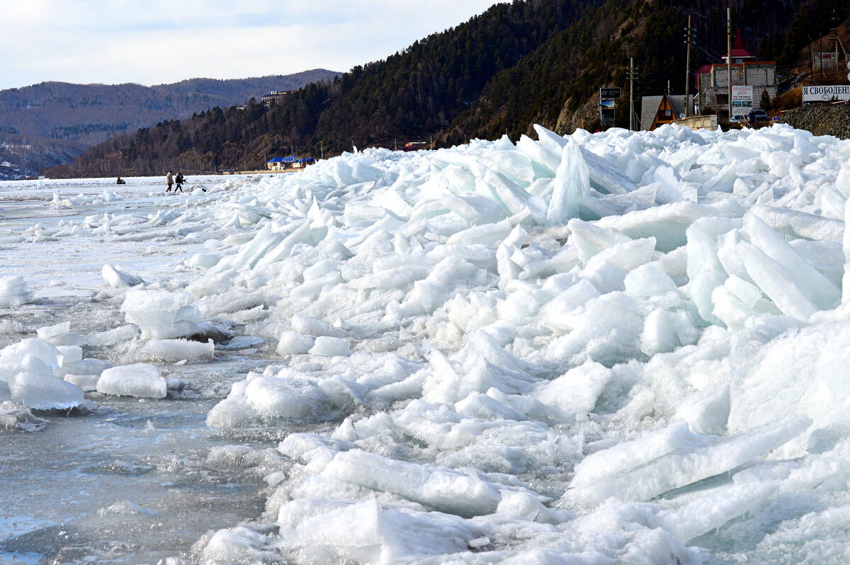 Берег Байкала в марте - Татьяна Лютаева
