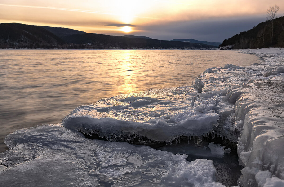 Закат на Енисее - Марина Фомина. Закат на Енисее - Марина Фомина.