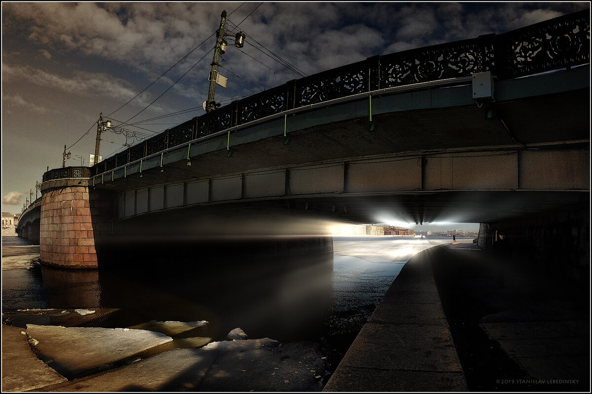 My magic Petersburg_03286_Литейный мост_Воскресенская наб - Станислав Лебединский