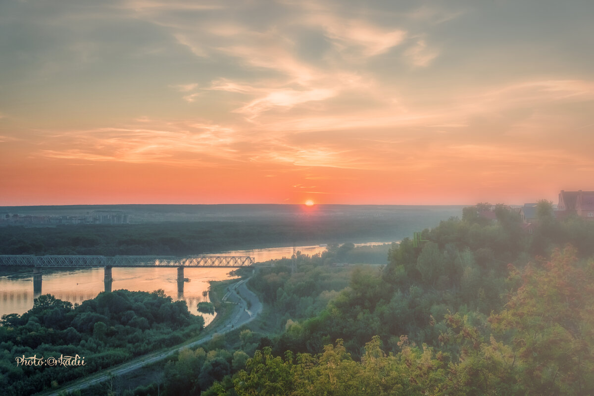Закат на р.Белой - arkadii 