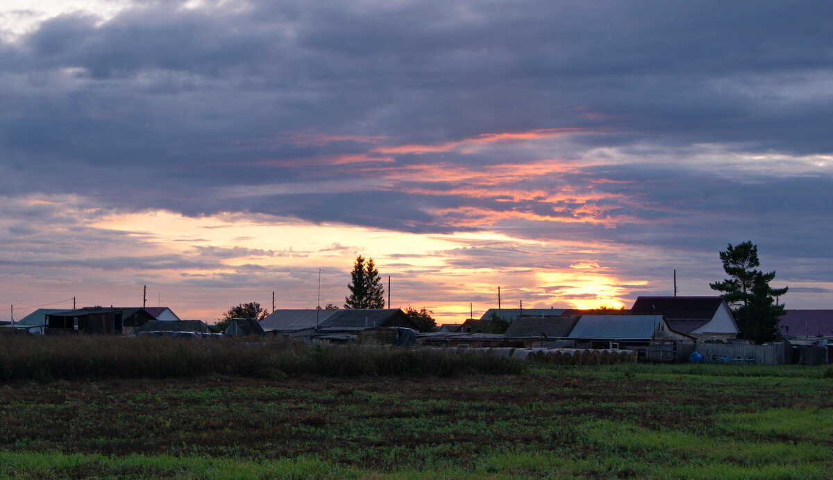Отражение заката в облаках. - сергей ермошкин