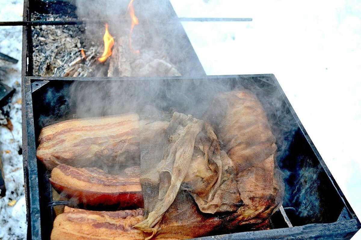 Грудинка горячего копчения своими руками-это просто. - Михаил Курзанцев