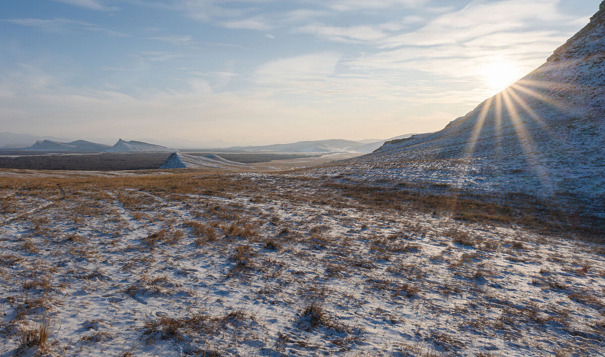 Зимний вечер в Хакасии - Сергей Герасимов