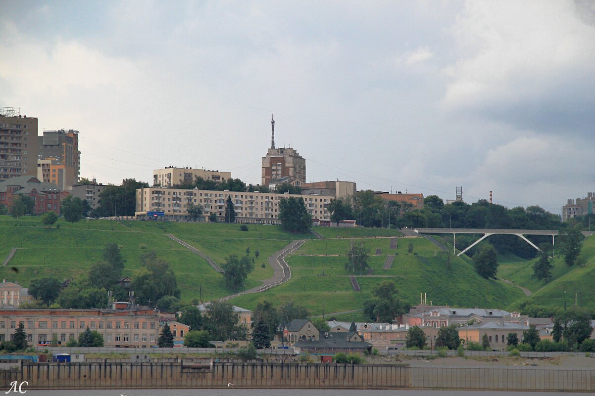 Набережная Федоровского в Нижнем Новгороде - Любовь Сахарова